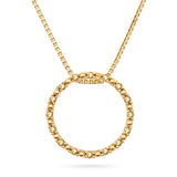 Gullsmykke med 0,35ct Citrin