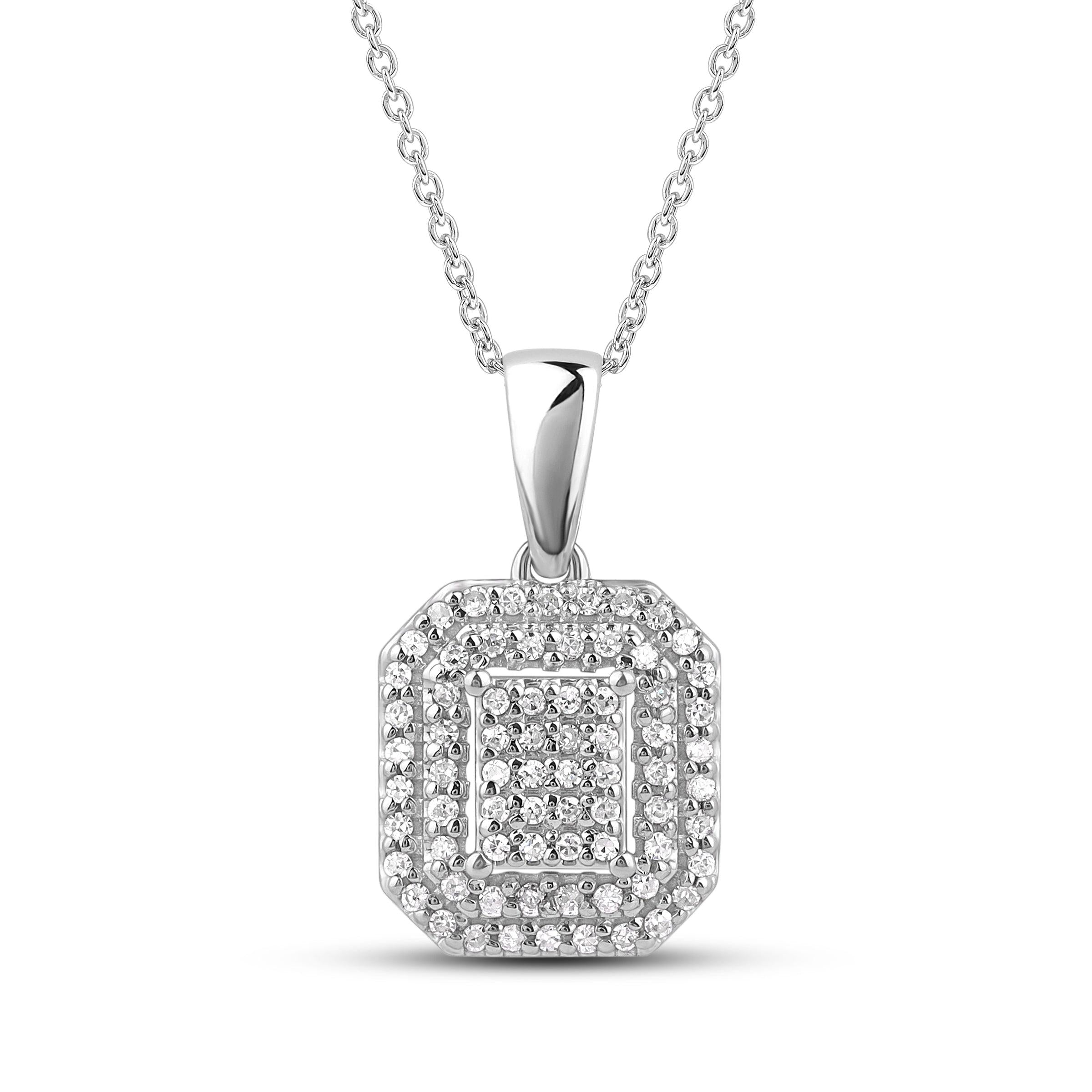 Diamanthuset_Diamantanheng 0,25ct tw/si i hvitt gull