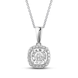 Diamanthuset -'- Diamantanheng 0,25ct tw/si i hvitt gull