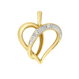 Diamanthalssmykke i gult gull, 0.01ct TWSi - Diamanthuset