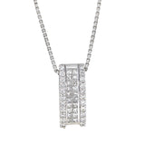 Diamant halssmykke hvitt gull tot. 0.50ct TW/Si - Diamanthuset