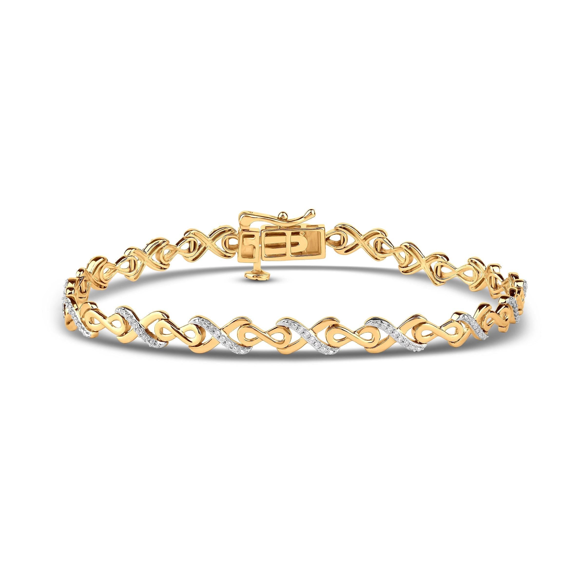 Diamantarmbånd 0,20ct tw/si