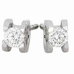 Carmen enstens diamant øredobber hvitt gull, 0.30CT TWSI - Diamanthuset