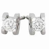 Carmen enstens diamant øredobber hvitt gull, 0.30CT TWSI - Diamanthuset