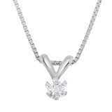Victoria diamantsmykke, hvitt/gult gull