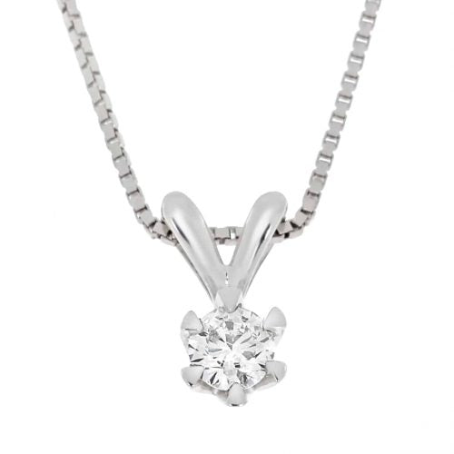 Victoria diamantsmykke, hvitt/gult gull