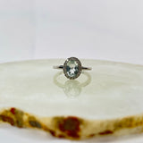 Diamantring med Hvit Topas 0.30ct tw/si