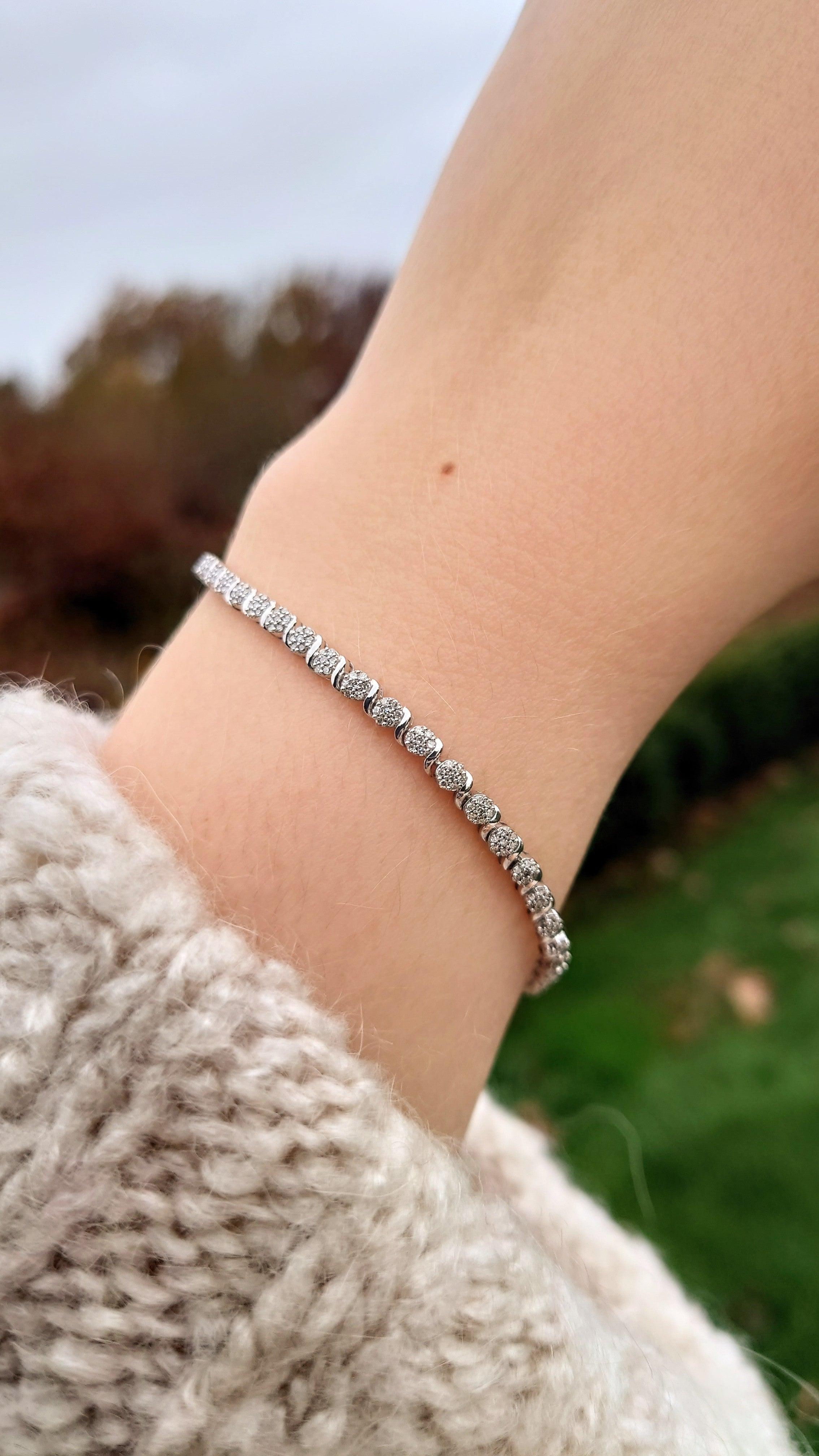Diamantarmbånd 1,10ct tw/si - Diamanthuset
