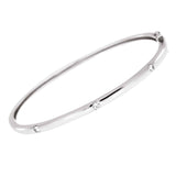 Armring i hvitt gull 0,21ct TW/SI - Diamanthuset