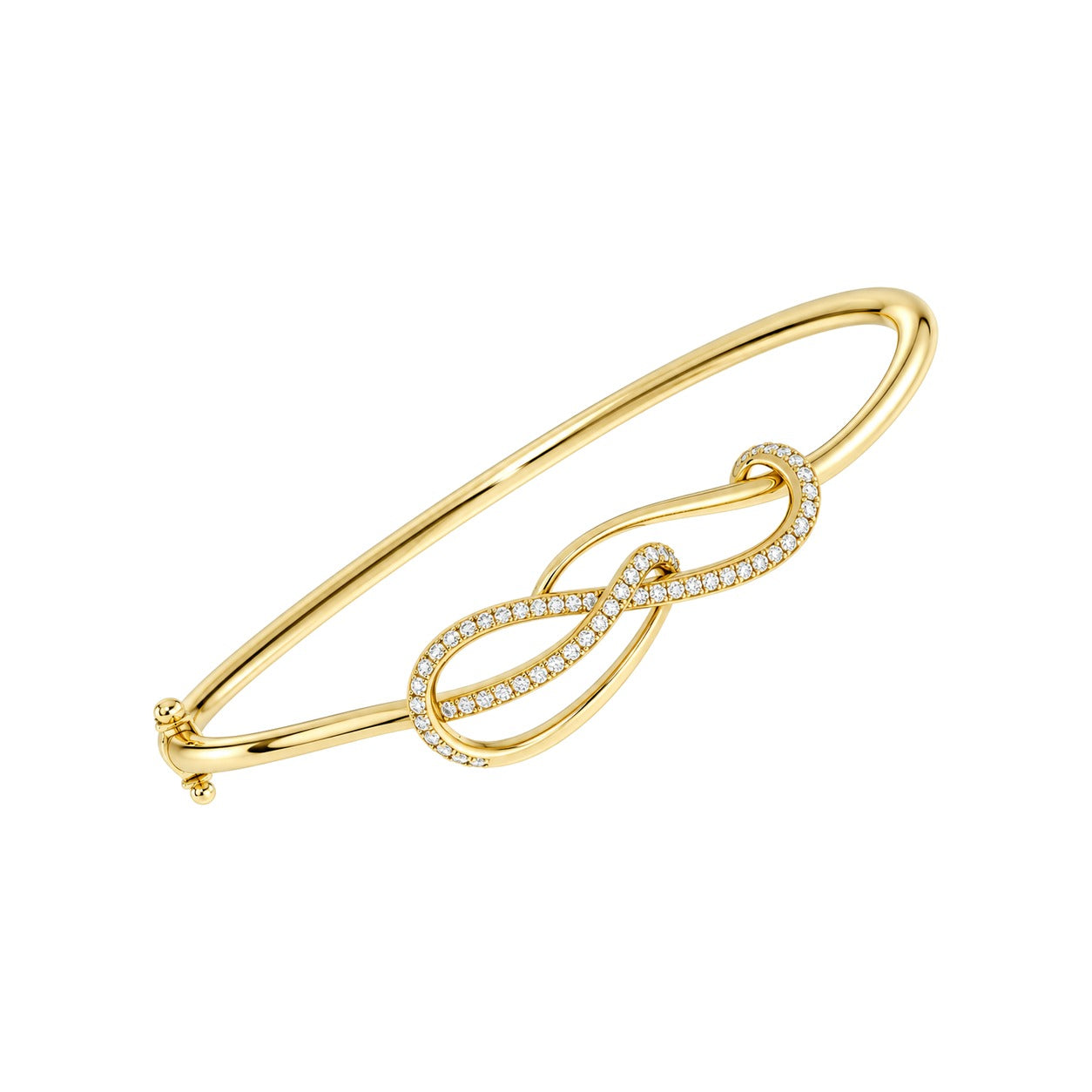 Armring i Gult Gull med Diamanter 0,30 ct TW/Si - Diamanthuset