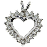 Diamant halssmykke i hvitt gull, 2.00CT TWSI - Diamanthuset