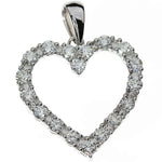 Diamanthalssmykke i hvitt gull, 1.00CT TWSI - Diamanthuset