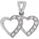 Diamant halssmykke i hvitt gull, 0.12CT TWSI - Diamanthuset