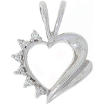 Diamant halssmykke i hvitt gull, 0.03CT TWSI - Diamanthuset