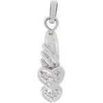 Diamanthalssmykke i hvitt gull, 0.02CT TWSI - Diamanthuset