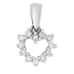 Diamanthalssmykke i hvitt gull, 0.12CT TWSI - Diamanthuset