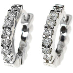 Diamantøredobber i hvitt gull, 0.25CT TWSI - Diamanthuset