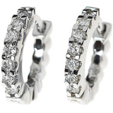 Diamantøredobber i hvitt gull, 0.25CT TWSI - Diamanthuset