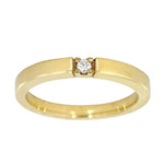 Alliansering i gult gull, 0.03CT TWSI - Diamanthuset