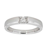 Alliansering i hvitt gull, 0.07CT TWSI - Diamanthuset