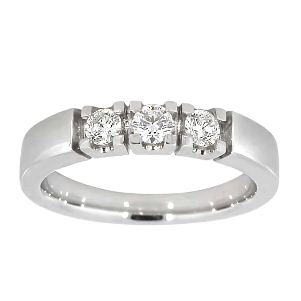 Alliansering, 0.10ct diamanter, 1-5 stener