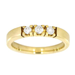 Alliansering i gult gull 3 dia, tot 0.30CT TWSI - Diamanthuset