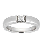 Alliansering i hvitt gull, 0.15CT TWSI - Diamanthuset