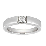Alliansering i hvitt gull, 0.15CT TWSI - Diamanthuset