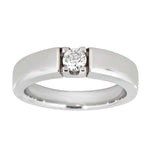 Alliansering i hvitt gull, 0.25CT TWSI - Diamanthuset