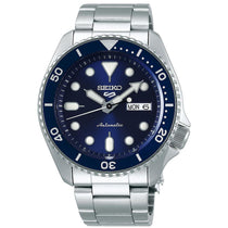 SEIKO 5 Sports - mekanisk - blå bezel og tallskive - dag/dato - 43mm - vanntett 100M SRPD51K1 – Diamanthuset