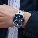 SEIKO 5 Sports - mekanisk - blå bezel og tallskive - dag/dato - 43mm - vanntett 100M SRPD51K1
